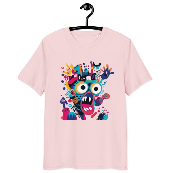 Unisex organic ribbed neck t-shirt - Image 7