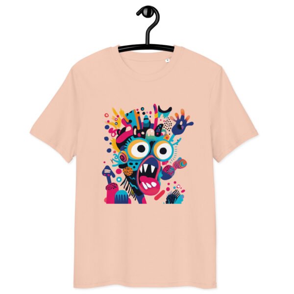Unisex organic ribbed neck t-shirt - Image 6